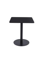 Mesa restaurant 70x70 Tubo Metal cubierta MDF