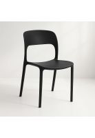 Silla de Comedor o Terraza Alto Tráfico Kentucky - Negra