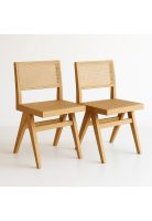 Pack de 2 Sillas Savia de Rattan - Natural