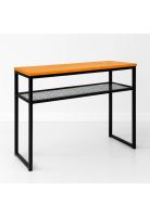 Arrimo Estilo Industrial con Repisa Metálica y Cubierta de Madera