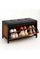 Banco Zapatero Industrial con Asiento Acolchado