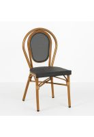 Silla Provence Parisina Rattan - Gris Oscuro