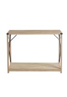 Mesa de Arrimo Cross 2 Niveles - Madera