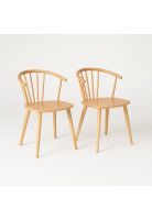 Pack de 2 Sillas Lykke de Madera - Natural