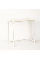 Escritorio Flex Compacto Mdf - Natural Blanca