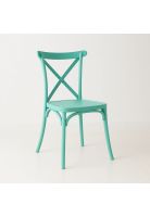 Silla Crossback Danubio de Terraza Exterior o Comedor - Menta