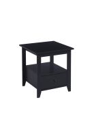 Velador Mesa Lateral Auxiliar con Cajón Bohemio