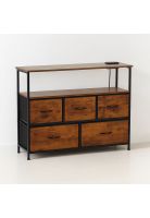 Mueble Organizador Metalik Estilo Industrial - Rústico