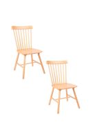 Pack de 2 Sillas Windsor Madera - Natural