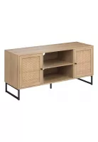 Rack de TV o Buffet Rattan Rustico Dos Puertas