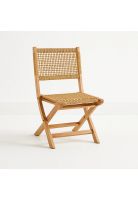 Silla Nido Plegable de Madera Rattan Natural
