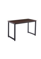 Escritorio Industrial Home Office - Madera Oscura Walnut