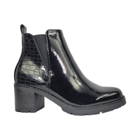 BOTINES NEW WALK NEGRO CHAROL MUJER 2317-13-91