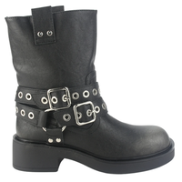 BOTINES CHALADA NEGRO 38-BIKER-5