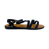 SANDALIAS HUALUNAOTE NEGRO MUJER | R1905