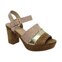 Sandalias Police CD Style Camel/Nude VR062