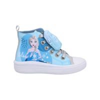 Zapatilla sportzone Lona Alta Infantil Frozen Celeste FRICS