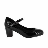 ZAPATOS ALQUIMIA 35/40 DE CUECA NEGRO CHAROL 3368-20