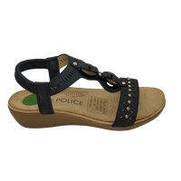 SANDALIAS POLICE BLACK PO-POS25B008