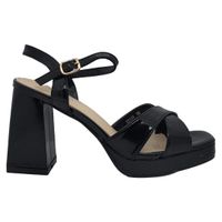 SANDALIAS DE FIESTA HUALUNAOTE BLACK CHAROL | T2129