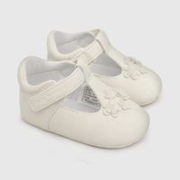 Zapato Colloky Reina clásica flores blanco Bebes (14 a 18)