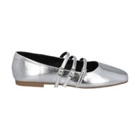 Ballerina Mary Jane Mujer Plata Nati Police