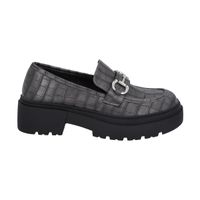 Mocasín Mujer Negro/Gris Gretha  Police