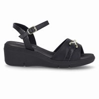 Sandalia Mujer Negro/Dorado Cecilia 372 Piccadilly