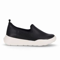 Zapatilla Mujer Negro/Blanco Fascitis Anabela Piccadilly