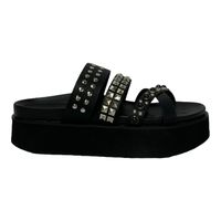 Sandalia Mujer Negro Pantin Detogni