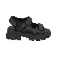 Sandalia Mujer Negro Plataforma Mixen 26 Police