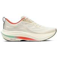 Zapatilla Running Mujer Corre TURBO Celeste/Rojo/Arena