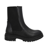 Botin Mujer Negro Plataforma Tasi Police