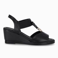 Sandalia Mujer Negro/Dorado Alice Piccadilly