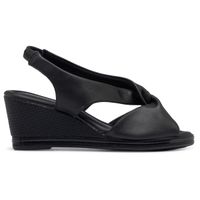 Sandalia Mujer Anabela Alice Negro 749 Piccadilly