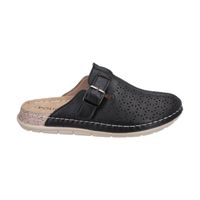 Zueco Mujer Negro/Camel Marina Police