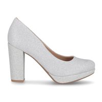 Zapato Mujer Plata/Glitter Evelin Piccadilly