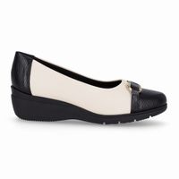 Zapato Mujer Negro/Crema Beth 02 Piccadilly