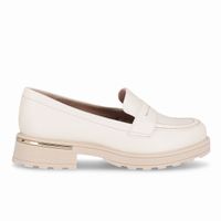 Mocasín Mujer Crema/Snake Gisa Piccadilly