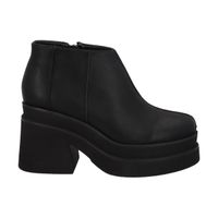 Botin Mujer Negro Plataforma Zeta Police