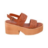 Sandalia Mujer Camel Fini Police