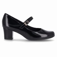 Zapato Mary Jane Mujer Negro/Charol Laura Piccadilly