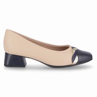 Zapato Mujer Beige/Azul Tati 418 Piccadilly