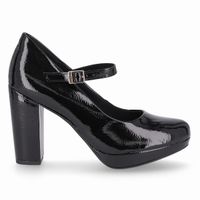 Zapato Mary Jane Mujer Negro Evelin Piccadilly