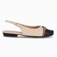 Ballerina Mujer Nude/Negro Raquel 517 Piccadilly
