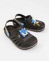 Sandalia Infantil Negro/Azul Sonic Speed Ipanema
