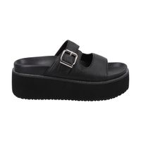 Sandalia Mujer Negro Tezza Police