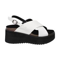 Sandalia Mujer Blanco Plataforma Polly Police