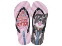 Sandalia Mujer Negro/Rosa Love Pets Ipanema