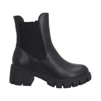 Botin Mujer Negro Plataforma Street Police